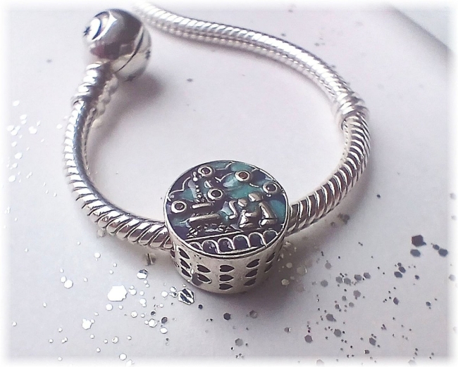 Charm 925er Sterling Silber mit Zirkonia Eifelturm Paris Stadt der Liebe 